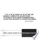Por el ancho mundo de la propaganda política