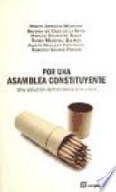 Por una asamblea constituyente