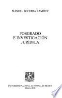 Posgrado e investigación jurídica