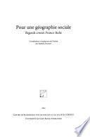 Pour une géographie sociale