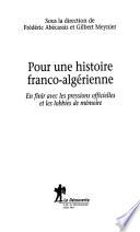 Pour une histoire franco-algérienne