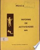PRACA - Informe de Actividades 1975