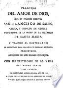 Practica del amor de Dios