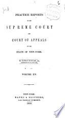 Practice Reports in the Supreme Court and Court of Appeals
