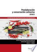 Preelaboración y conservación culinarias