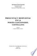 Preguntas y respuestas en la poesía cancioneril castellana