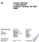 Premio nacional e internacional Instituto Torcuato di Tella, 1965