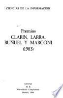 Premios Clarín, Larra, Buñuel y Marconi