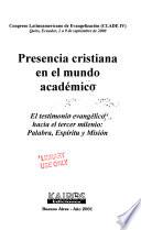 Presencia cristiana en el mundo académico