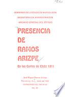 Presencia de Ramos Arizpe en las Cortes de Cádiz, 1811