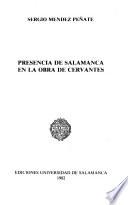 Presencia de Salamanca en la obra de Cervantes