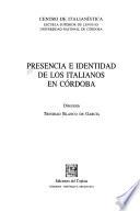 Presencia e identidad de los italianos en Córdoba