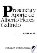 Presencia y aporte de Alberto Flores Galindo