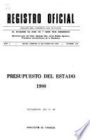 Presupuesto del estado