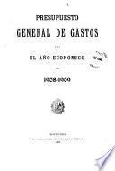 Presupuesto general del estado