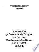 Prevención y consumo de drogas en Bolivia