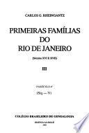 Primeiras famílias do Rio de Janeiro