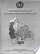 Primer censo de gobiernos municipales