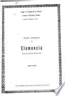 Primer centenario de Clemencia, Ignacio Manuel Altamirano, 1869-1969