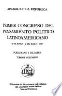 Primer Congreso del Pensamiento Político Latinoamericano