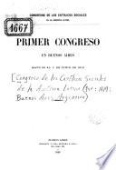 Primer Congreso en Buenos Aires