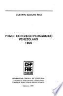 Primer Congreso Pedagógico Venezolano, 1895