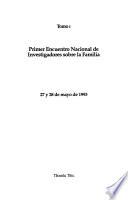 Primer Encuentro Nacional de Investigadores sobre Familia