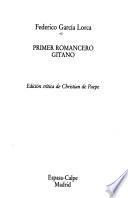 Primer romancero gitano