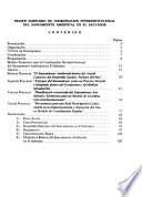 Primer Seminario de Coordinación Interinstitucional del Saneamiento Ambiental en El Salvador