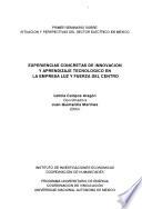 Primer Seminario situación y perspectivas del sector eléctrico en México: Experiencias concretas de innovación y aprendizaje tecnológico en la empresa Luz y Fuerza del Centro