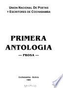 Primera antología