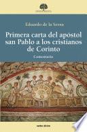 Primera carta del apóstol san Pablo a los cristianos de Corinto