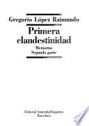 Primera clandestinidad