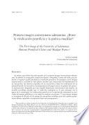Primera imagen universitaria salmantina. ¿Entre la vindicación pontificia y la poética mudéjar?