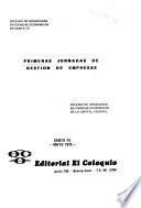 Primeras Jornadas de Gestión de Empresas, Santa Fe, mayo 1975