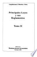 Principales leyes y sus reglamentos