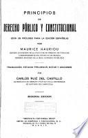 Principios de derecho público y constitucional