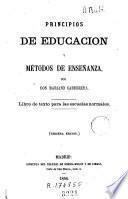 Principios de educación y métodos de enseñanza