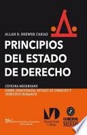 PRINCIPIOS DEL ESTADO DE DERECHO. Aproximación comparativa