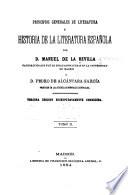 Principios generales de literatura é historia de la literatura española