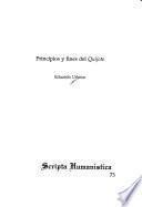 Principios y fines del Quijote