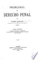 Problemas de derecho penal