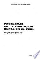 Problemas de la educación rural en el Perú