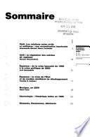 Problèmes d'Amérique latine