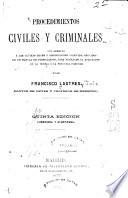 Procedimientos civiles y criminales