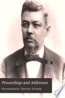 Proceedings and Addresses