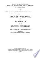 Proceedings and Papers of the Technical Meeting