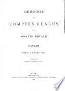 Proceedings and transactions of the Royal Society of Canada