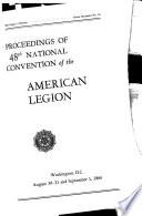 Proceedings of ... National Convention of the American Legion