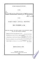 Proceedings [of The] Annual Business Meeting